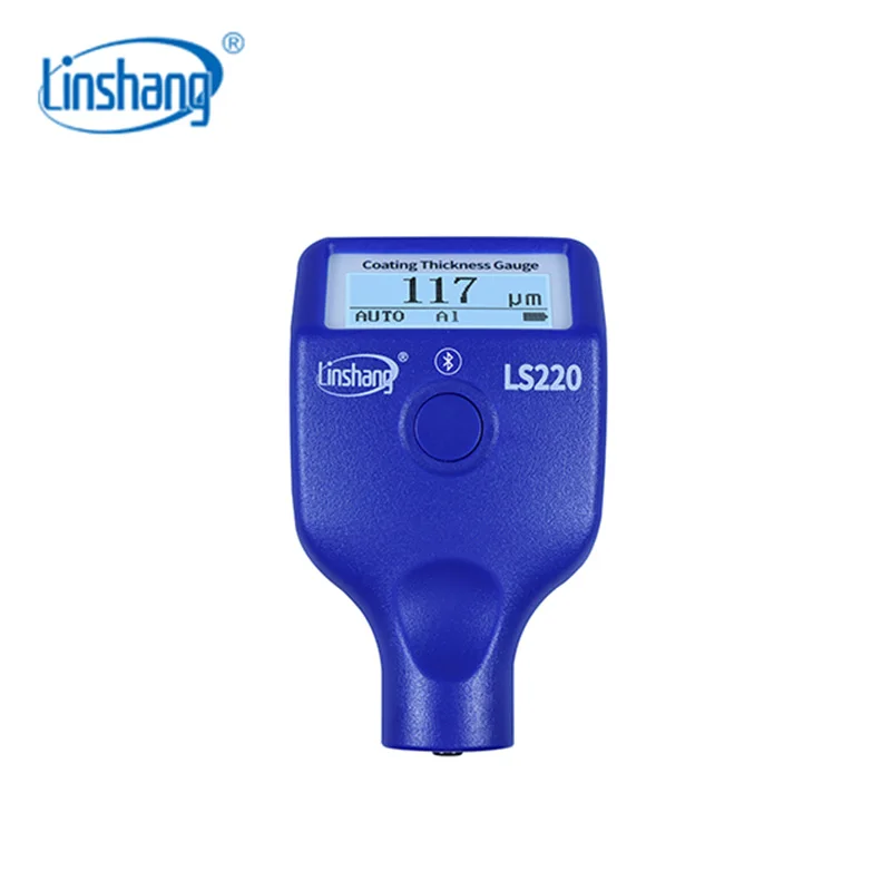 Linshang LS220 Car Paint Thickness Gauge – For Iron & Aluminum Substrates, Detects Metallic Putty and Galvanized Steel Body
