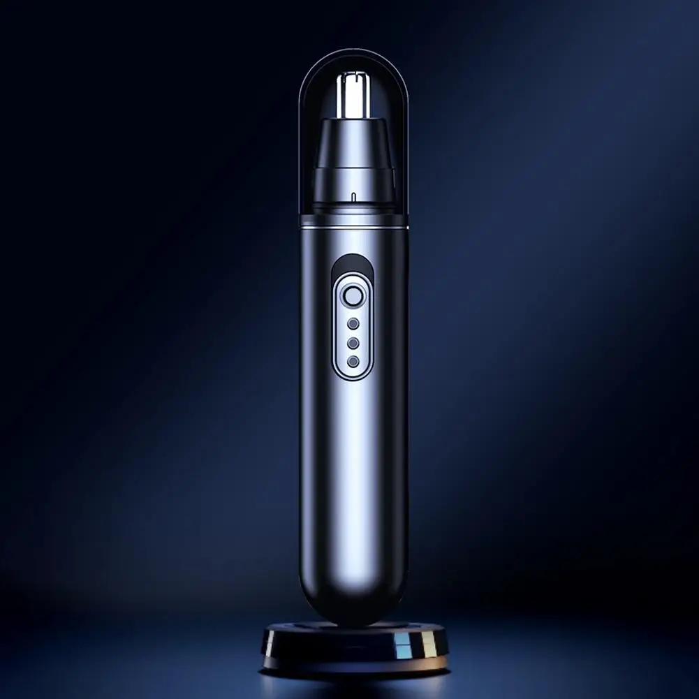 الكهربائية الأنف تنظيف الشعر المتقلب المحمولة الأنف آذان الشعر أداة قص الحواجب الرجال غير مؤلم المقص الأنف ماكينة حلاقة للشعر والعناية #4