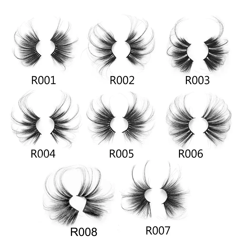 100% 3D Mink Hair False Eyelashes Very Long Eyelashes Lash Extension False Eyelashes Criss-cross Eyelashes Eye Makeup Tools