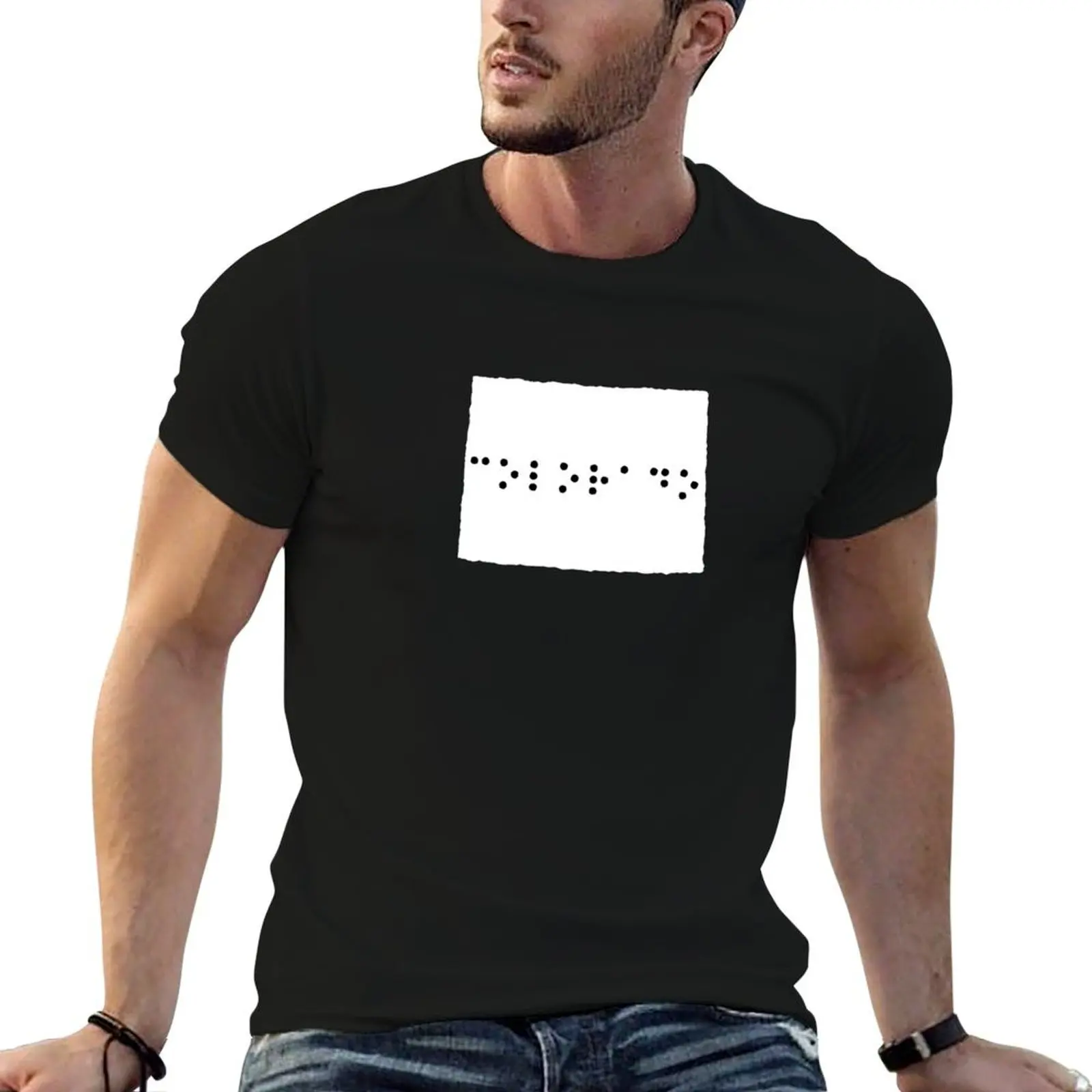 

man for cotton State Braille 100 shirts T-Shirt COLORADO cotton shirt percent funny t Shape t Shirt