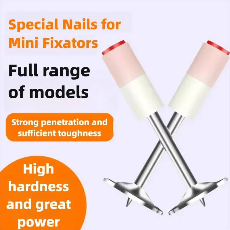 Mini fixed nail fastener special integrated steel plate fire pipe clamp hook nail building hardware kit
