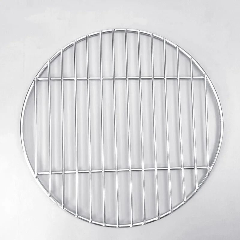 Stainless Steel Thickened Drying Grate Round Meat Press Grill Non-Stick Cooking Grid Roasting Mesh Curtain