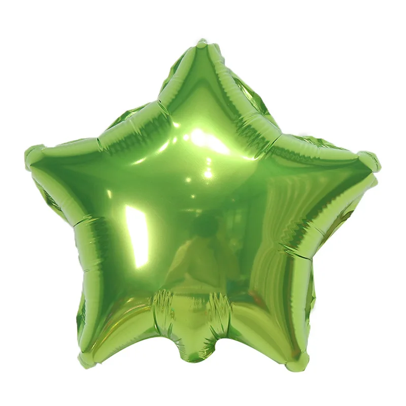 10-18inch Pentagram Aluminum Film Balloons Birthday Decoration Wedding Room Layout Automatic Sealing Star Luster Aluminum Foil