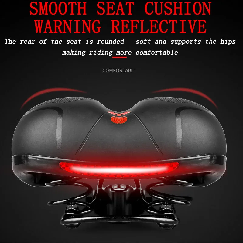 TUSUOD Bicycle seat cushion super soft seat Anshan bicycle seat cushion thickened silicone shock-absorbing cushion