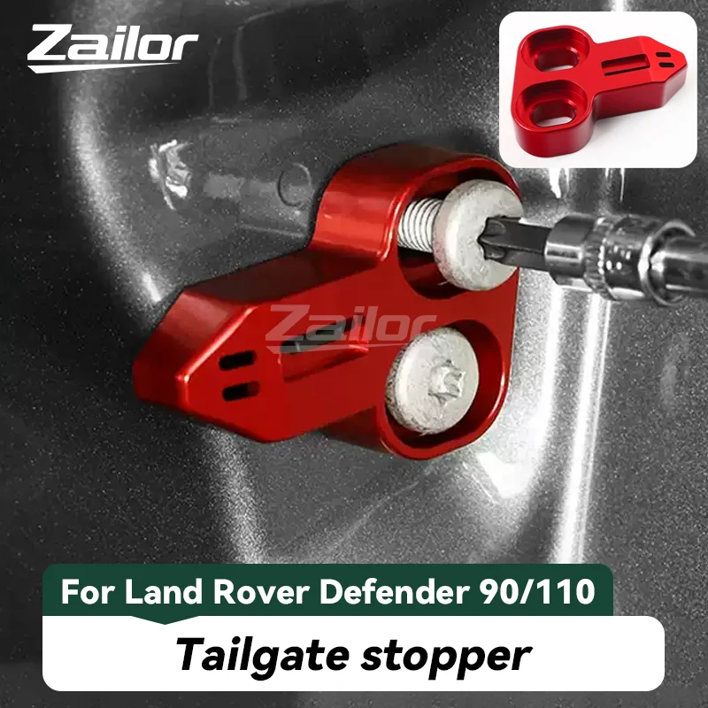For Land Rover Defender Tailgate Stopper Aluminum Alloy Limit Position Stopper Trunk Door Lock Latch Anti-noise Car Accessories