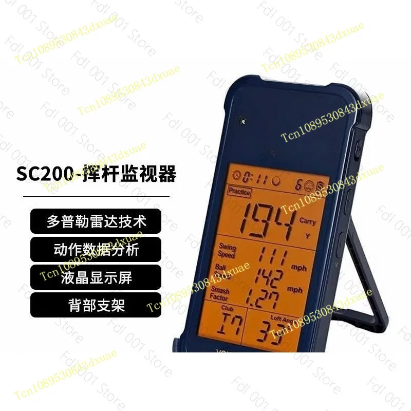 Golf Swing Analyzer Distance Meter Portable Electronic Smart Golf Training Practice Equipment for Outdoor Sports