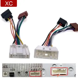 20 To 16 Pin Car Radio Stereo ISO Wiring Harness Adapter Cable For Nissan Juke Navara Pathfinder Qashqai Micra Pulsar Tiida