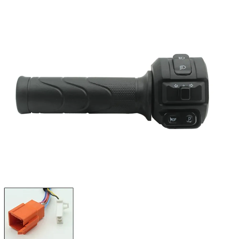 Motorcycle Disc Brake Handlebar Switch Electric Starter Horn Botton For Yadea E8S G5 Turn Light Fog Lamp Start Switch 1 Pair