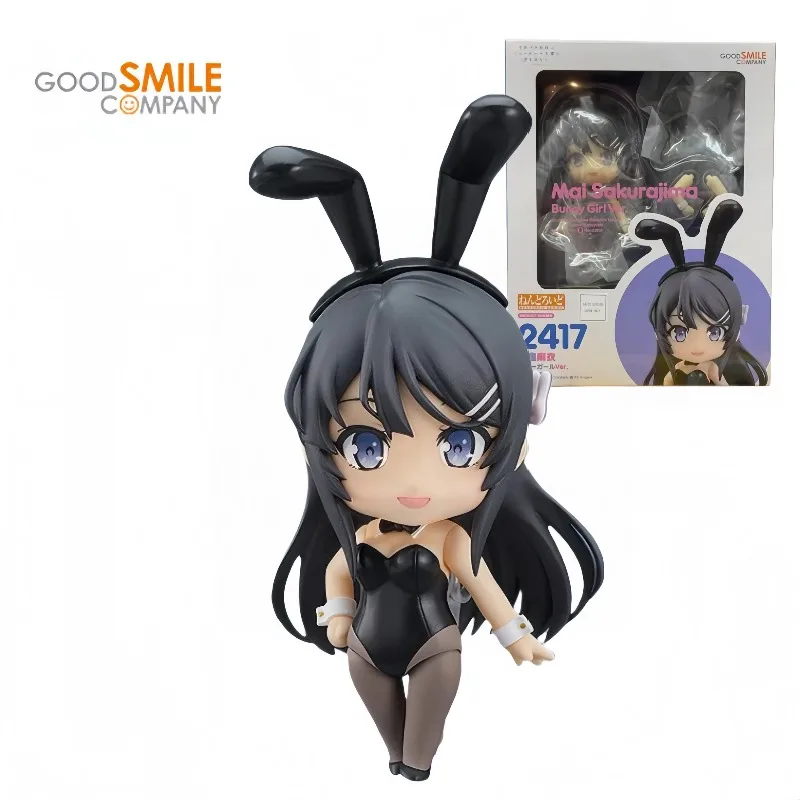 Oryginalny GSC Nendoroid 2417 Seishun Buta Rascal Mai Sakurajima Figurki Animacyjne Model Ozdoby Ruchome Kolekcja Seria