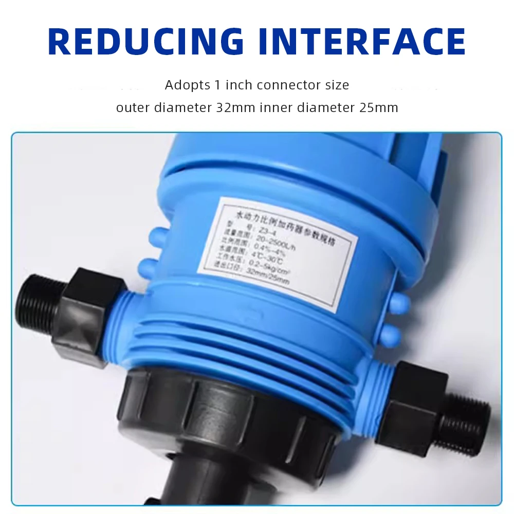 자동 비례 투약 펌프 수력식 비례 펌프 물 및 약물 혼합 펌프 관개 농업용 혼합 도저