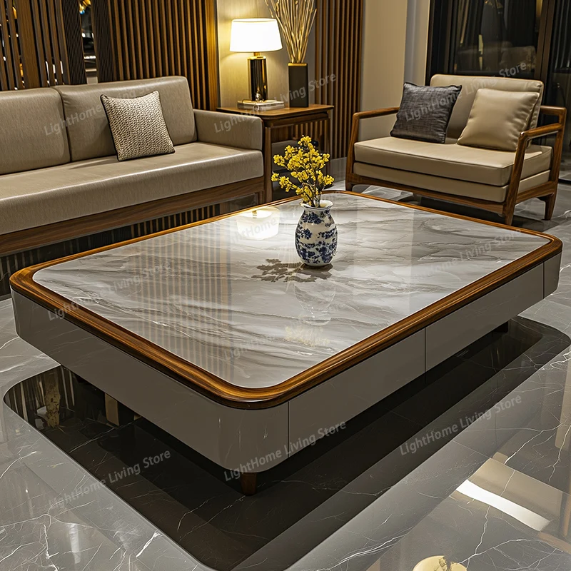 

Trendy Hotel Side Table Luxury European Unique Designer Modern Aesthetic Coffee Table Design Meubles Living Room Decoration