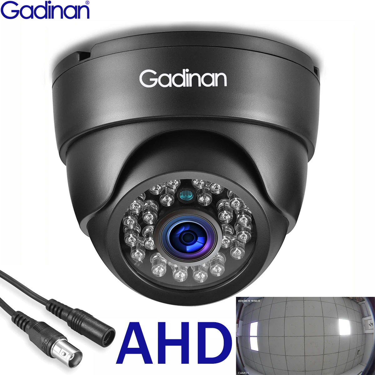 gadinan mini dome camera de vigilancia cctv interior lente fisheye ir panoramica visao noturna hd 5mp 2mp 1mp ahd 17 mm 01