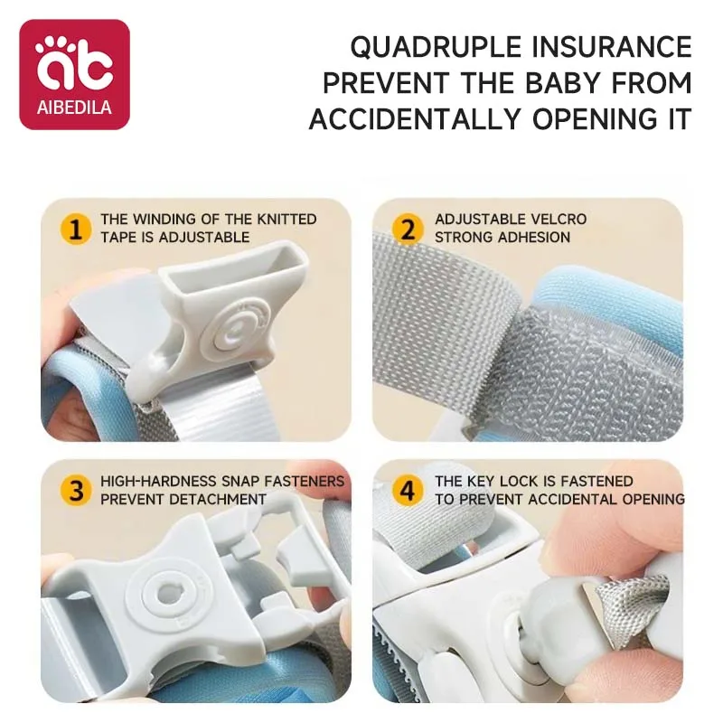 مع قفل المفتاح 1.5 متر مكافحة الذهاب تلطخ سوار الأطفال سوار حبل أمان الطفل سوار مكافحة فقدان سوار في الهواء الطلق حبل الجر