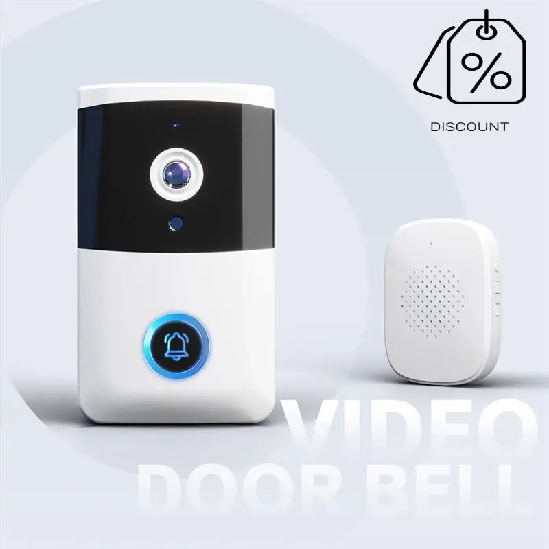 ABMF-インターホン機能付きワイヤレスドアベルナイトビジョン付きワイヤレススマートドアベル