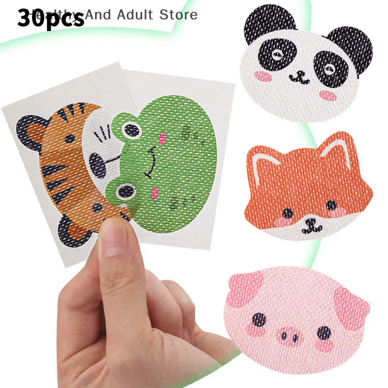 30Pcs/Bag Cartoon Anti-Snoring Stickers For Children Sleep Closed-mouth Stickers Breathing Correction Patch Kids Orthosis Tape