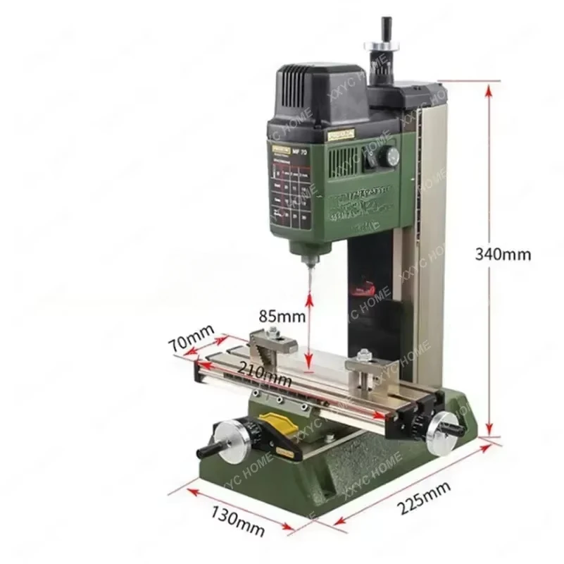 220V 100W PROXXON Mini Milling Machine MF70 Bench Driller Woodworking Lathe