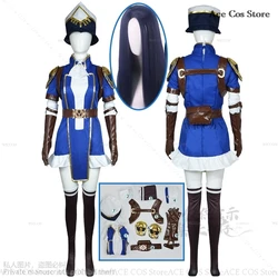 Lol Jinx Phi City Policewoman Caitlyn Kirraman Cosplay Costume Cos Game Anime Party Uniform Hallowen Play Role Clothes Clothing