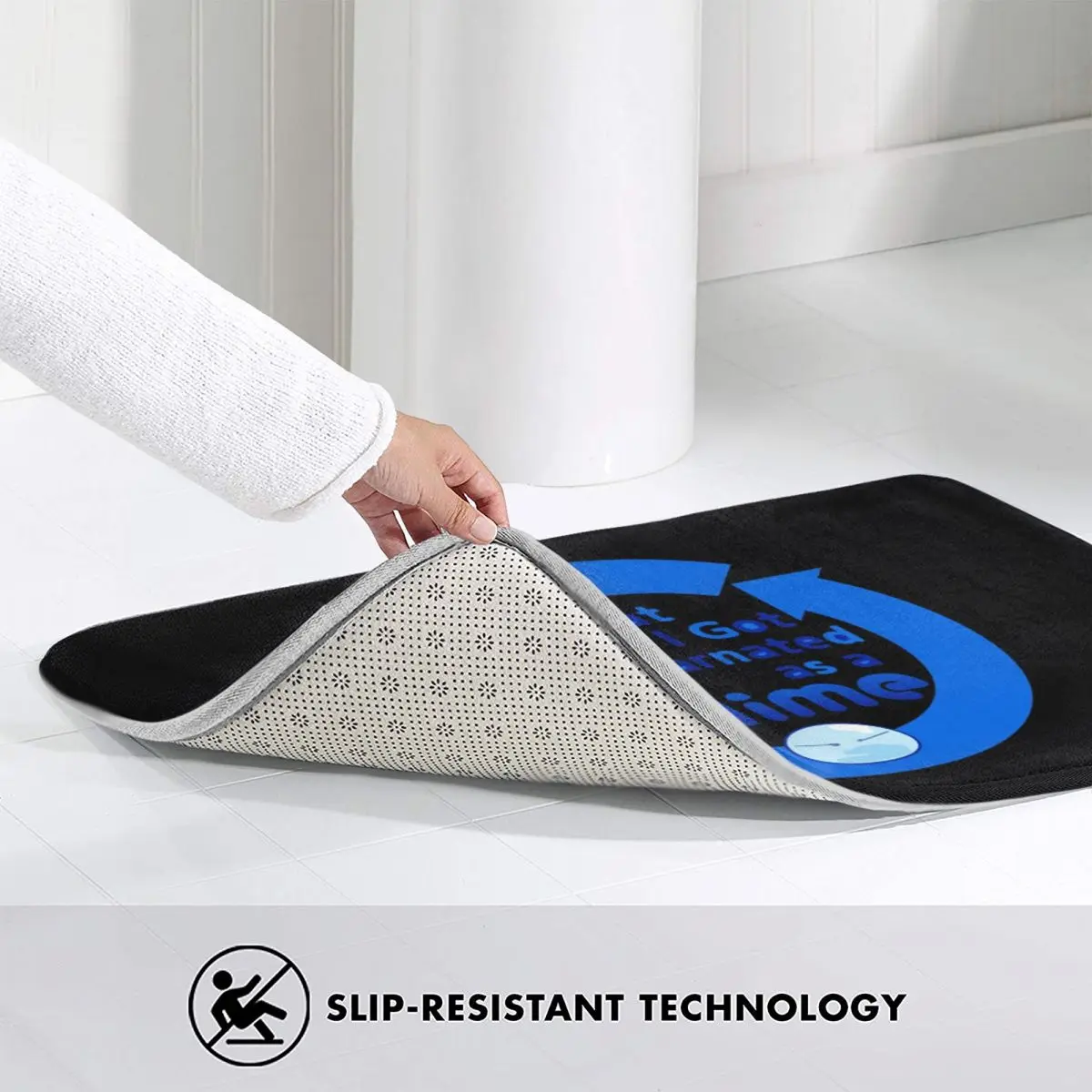 لقد تجسدت كسابق أنيمي الوحل ممسحة المطبخ مدخل المنزل الكلمة حصيرة المضادة للانزلاق السجاد البساط لشرفة مسند القدم الحصير #5