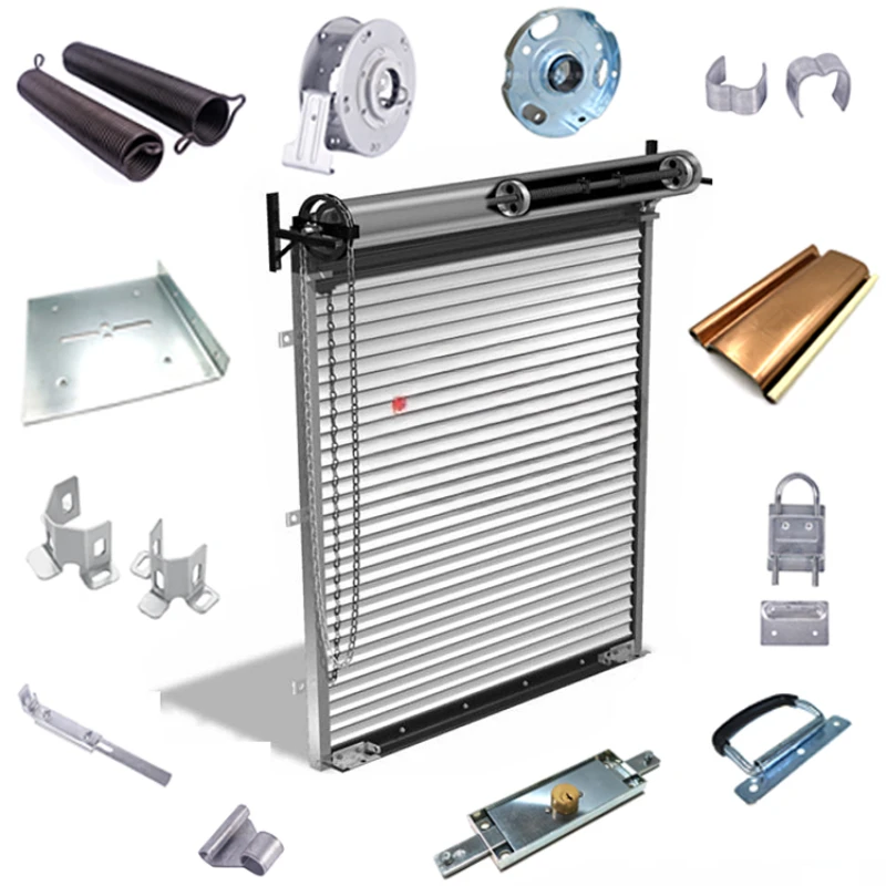 Customized Manual Roll Up Door Parts Roller Shutter Rolling Door accessories