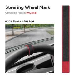 Italian Top Suede Car Steering Wheel Top Marker For Tesla Model Y Model 3 X S Highland 2024 Mercedes Benz W204 W205 W213 W176