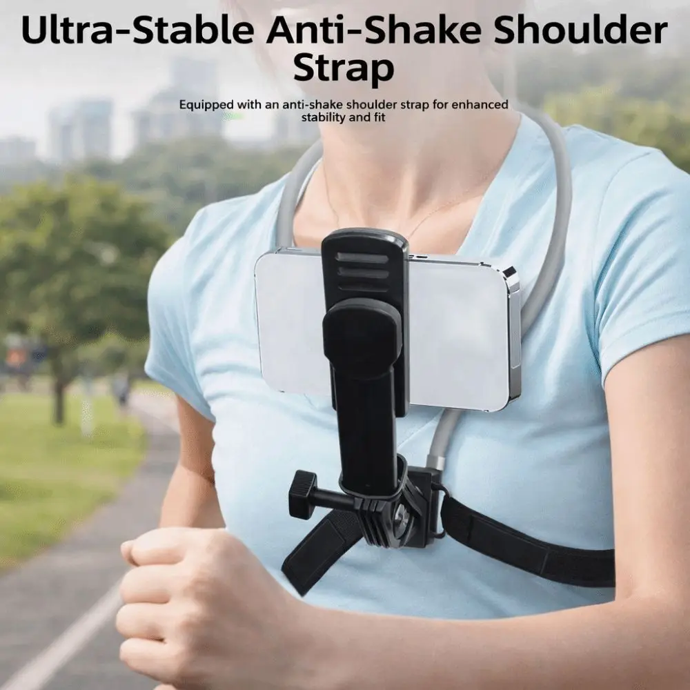 

First View Neck Cell Phone Holder Quick Release Selfie Lanyard Strap Neck Holder Anti-shake Mount Lanyard Strap