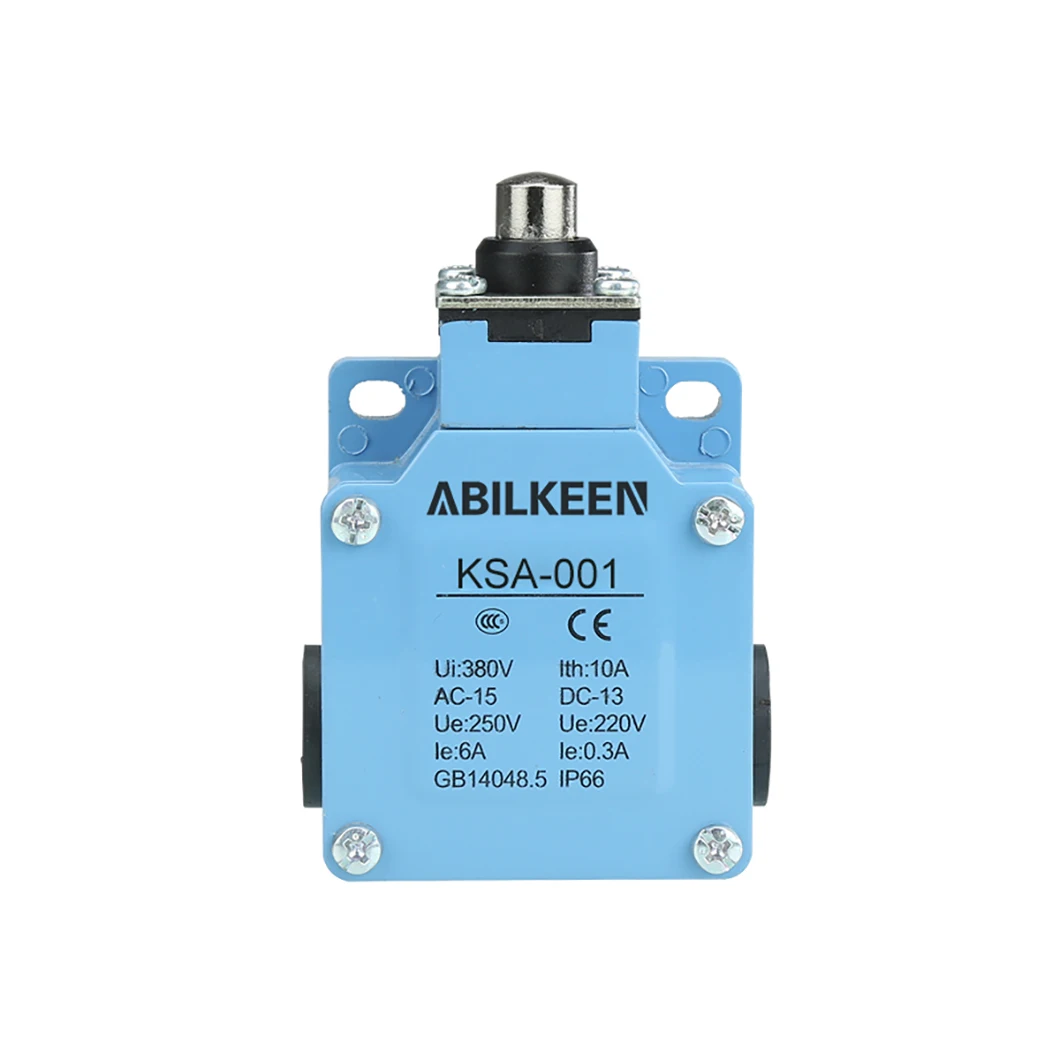 ABILKEEN KAS-001 Plunger Press Sensing Limit Switch Short Stroke 2NO+2NC Momentary Limit Travel Switch  IP66 Waterproof