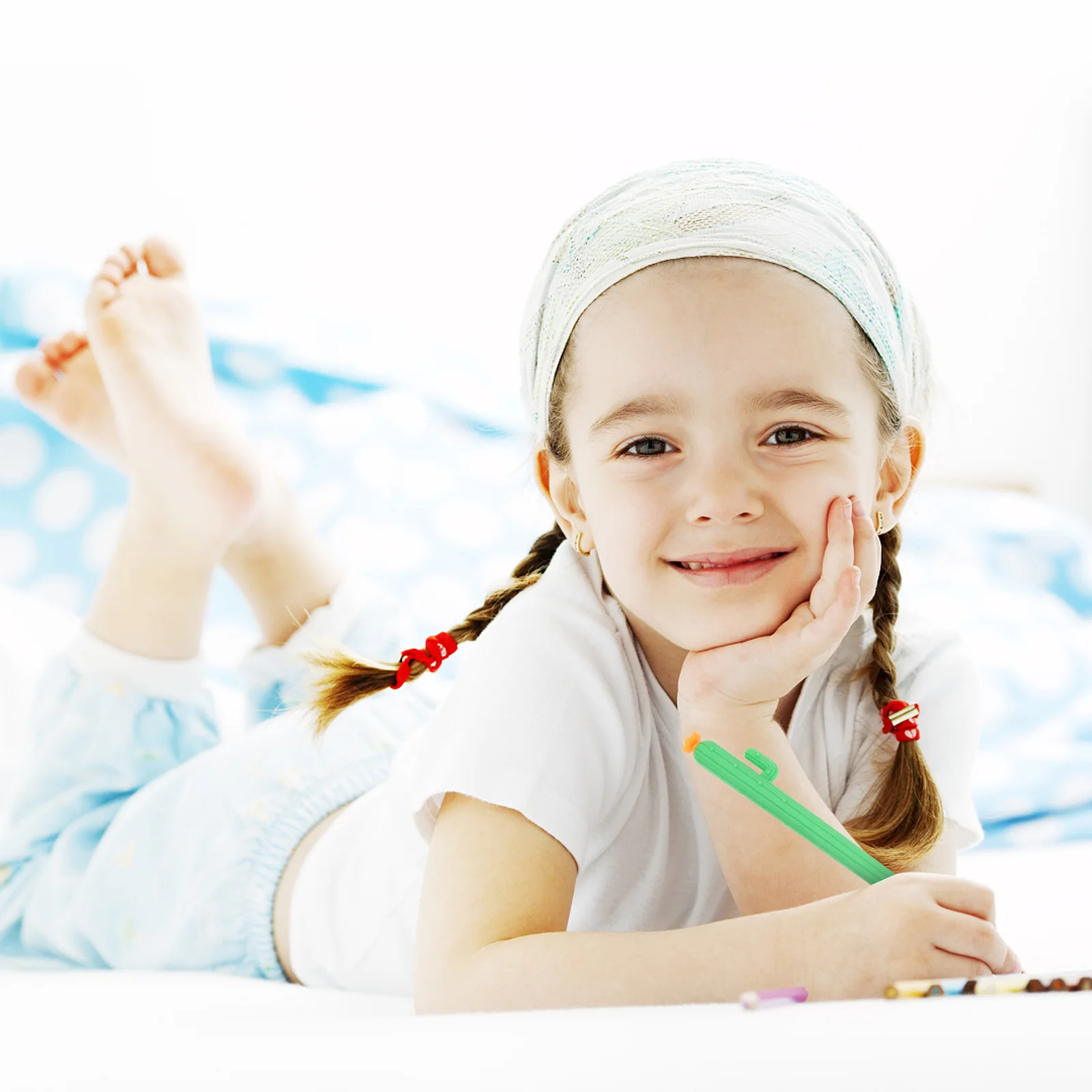 

10Pcs Cactus Ballpoint Pens Adorable Novelty Writing Pens for Stationery Collection Gift Kids Students School Office Decorative