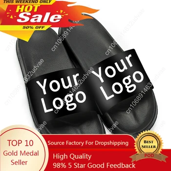 Czarne kapcie na zamówienie