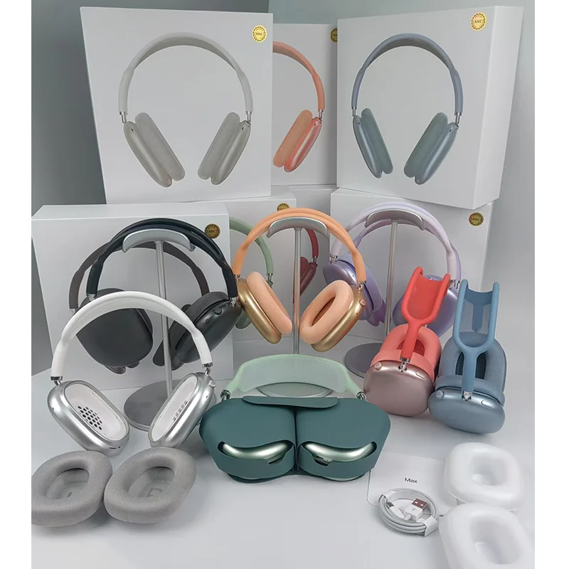 

New wireless ANC head mounted Bluetooth earphones with active noise cancellation and leather bag sports Bluetooth pop-up window