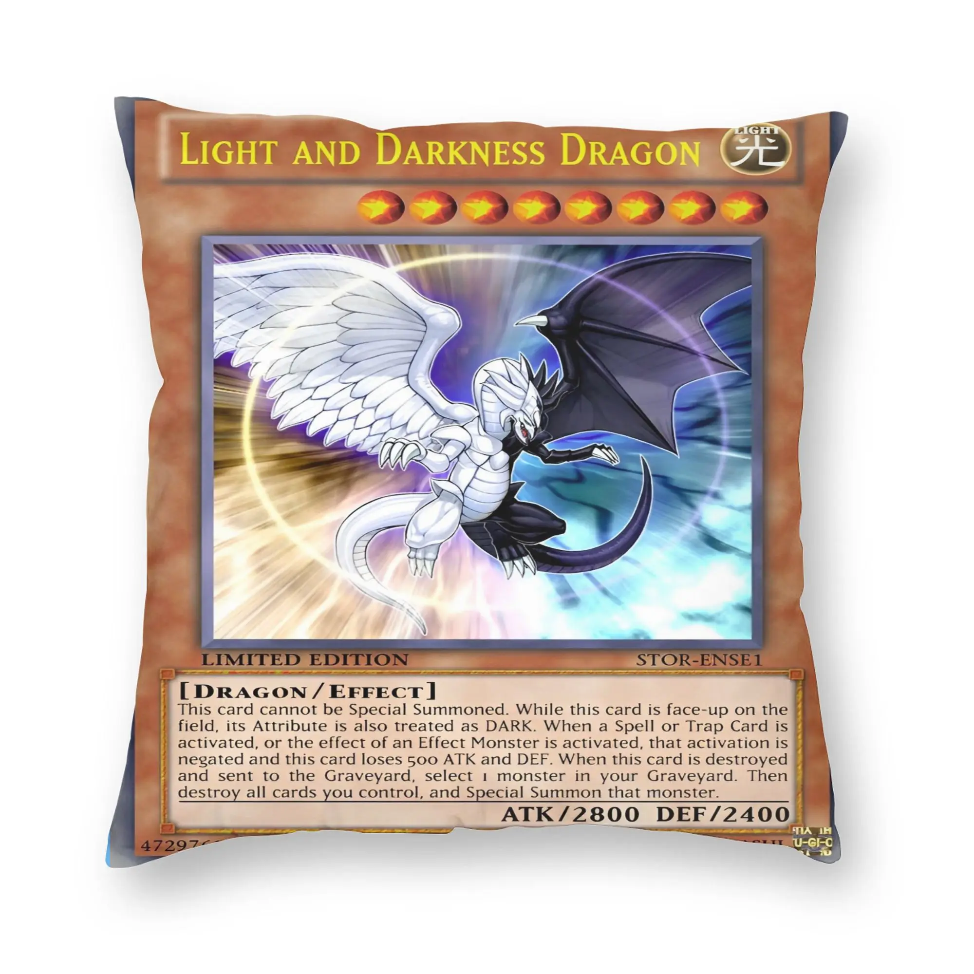 Anime Yu Gi Oh Card  Pillowcase Printing Polyester Cushion Cover Decoration  Throw Pillow Case Cover Home Zippered 40*40cm
