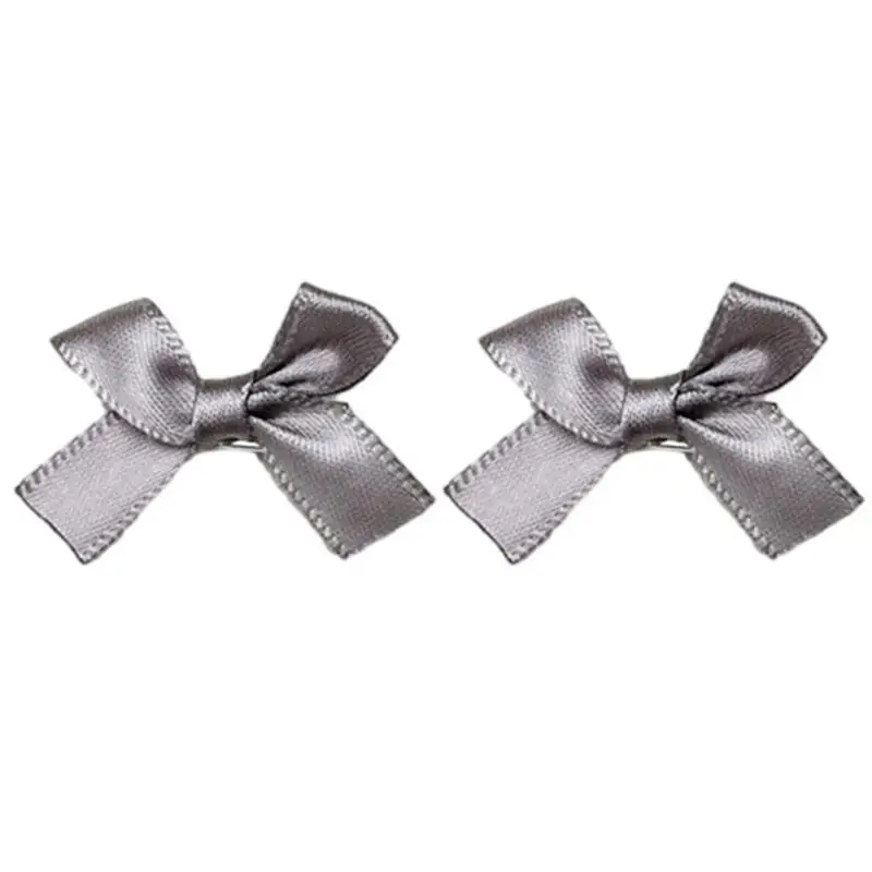 31BB Vintage Small Ribbon Bowknot Hair Clip For Womens Girls Wedding Ribbon Hairpins