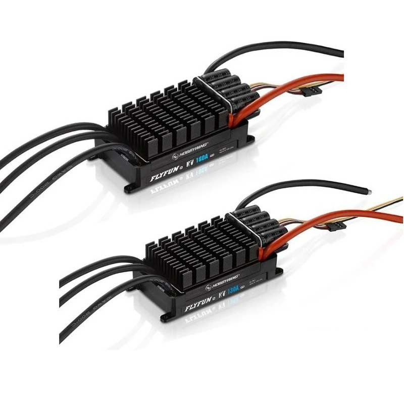 Hob FlyFun 160A جهاز تحكم في السرعة الكهروضوئي عالي الجهد V5 6-14S شحم بدون فرش ESC بدون BEC مع طائرة RC كوادكوبتر DEO