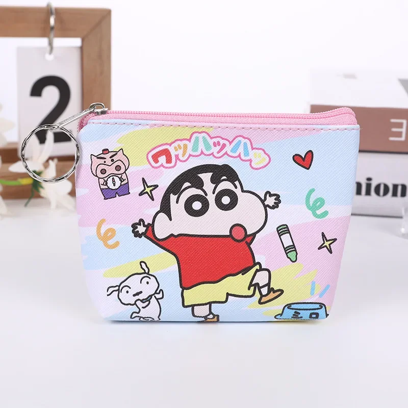 3 zufällig ausgewählte neue Crayon Shin-chan Cartoon-Taschen, Geldbörsen, einfache Brieftaschen für Männer und Frauen, Studenten, schnelle Lieferung – Detail 9
