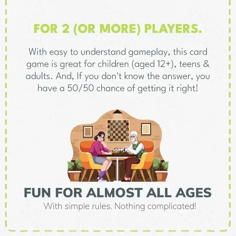 More or Less Original Edition Card Game How Good Is Your Judgement? Fun Family Party Games for Adults &Kids Birthday Gift