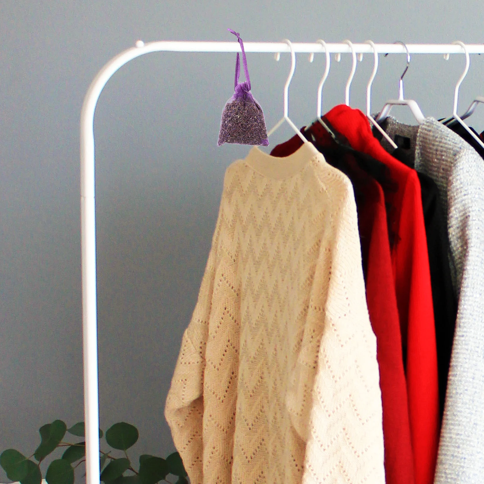 

12Pcs Lavender Sachets Fragrance Pouches for Clothes Storage Wardrobe Drawer Car Freshener Home Office Scented Ambient