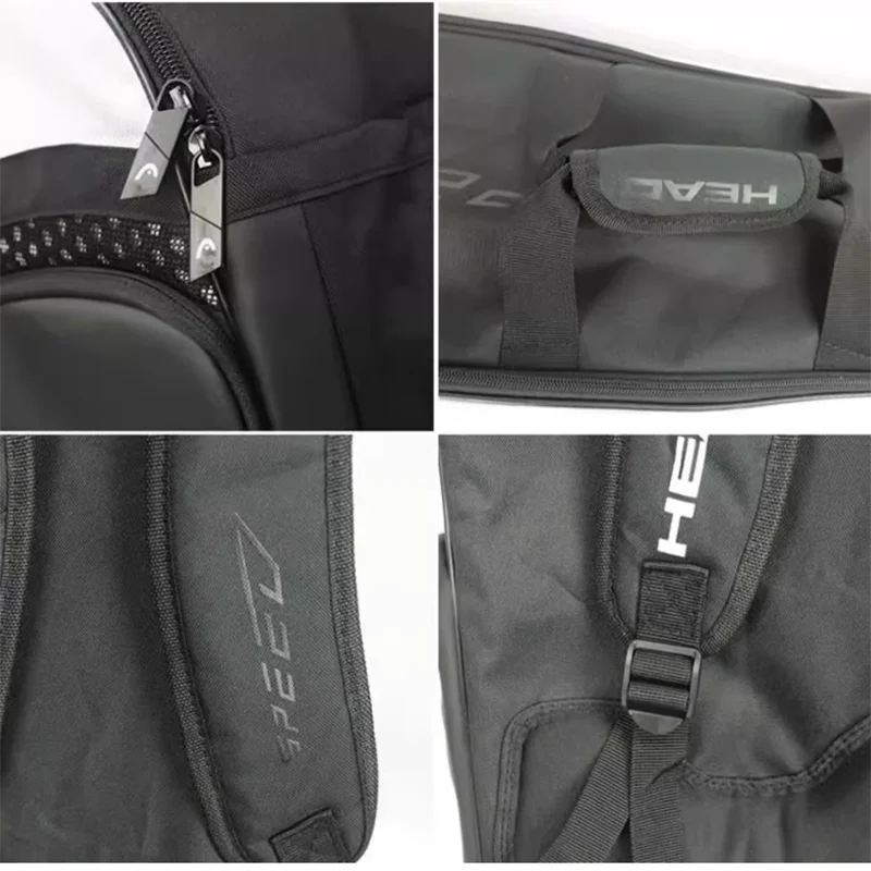 Genuine HEAD Tennis Raquet Sports Bag Padel Backpack Large Capacity Can Hold 6 Rackets