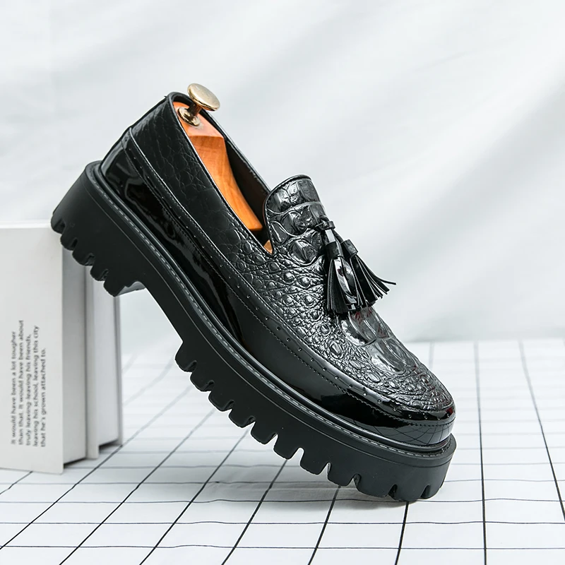 

Mens Loafers Shoes Slip on Dress Shoes for Men Patent Leather Business Casual Driving Prom Party Wedding Comfortabl Shoes