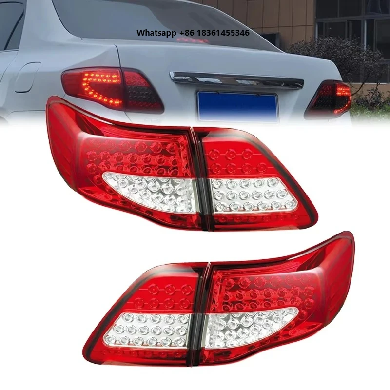 

Pair Car Rear Tail Light For Corolla LED Tail Lights 2007 2008 2009 2010 Rear Brake Lamp Plug and Play