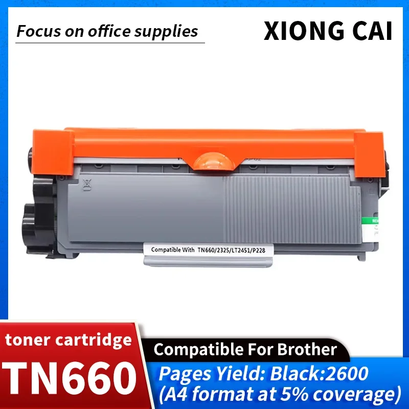 TN660 TN2320 Tonercartridge Voor Brother HL-L2300D 2365DW 2340DW 2320D 2360DW 2380DW 2360DN printer TN2345 TN2350 TN2380 TN2375