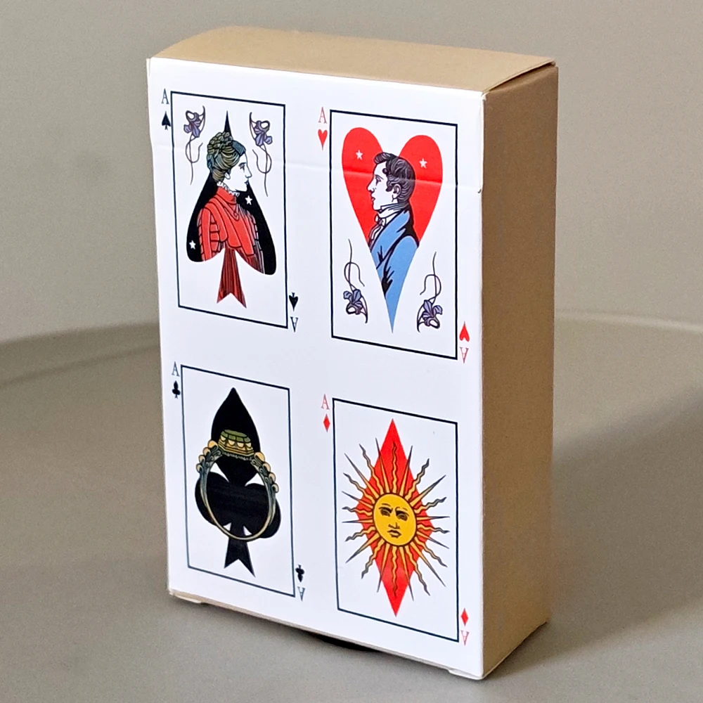 Jeu de cartes à jouer vintage, cartes d'art pour la divination et la prédiction du futur