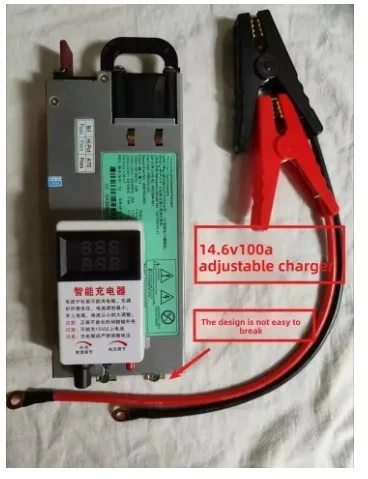 

Быстрое зарядное устройство: 3~15 В, 3~100 А, может заряжать тройную литиевую батарею, караван, кровать, автомобильный аккумулятор.