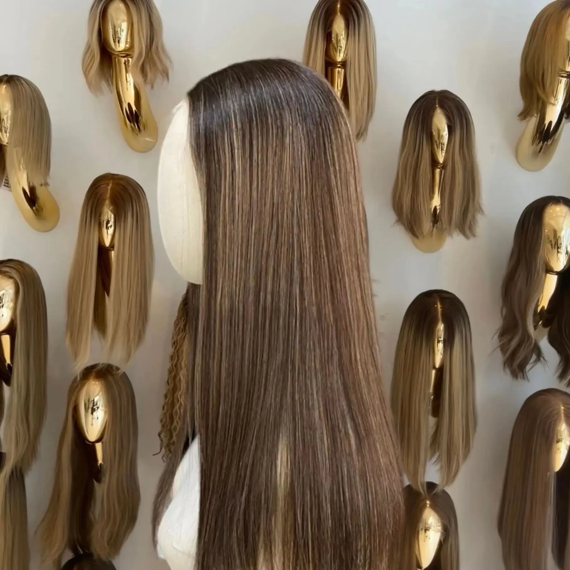 

Синтетические парики с кружевной передней частью, модные, 20 дюймов, с эффектом теневых корней, светло-коричневые с мелированием, натуральные прямые, мягкие, для повседневной носки, вечеринок, косплея