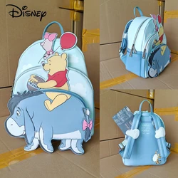 Oryginalny Disney Loungefly Kubuś Puchatek Eeyore Kreskówka Letni plecak podróżny Podwójny plecak na ramię na prezent dla dziewczyny