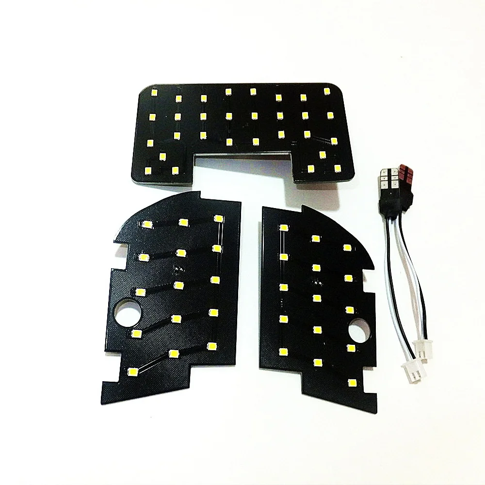 

July King 6000K LED Reading Lights Compatible for Hyundai Encino Kona 2018+, 3Pcs Car Indoor Dome Map Light