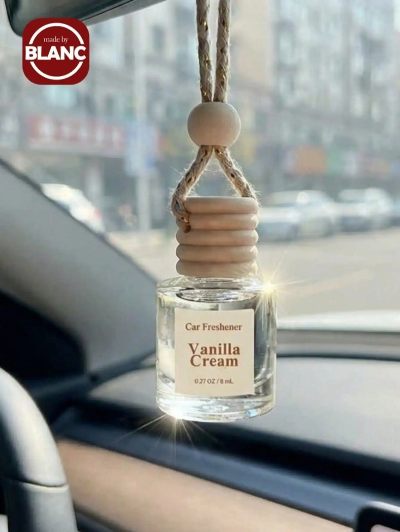 

1pc Car Fragrance Hanging Ornament, Suitable For Christmas, Anniversary, Deodorizing, Air Freshening, Aromatherapy Essential Oils, Car Necessities, Car Accessories Fragrance Deodorizer, Applicable For Car And Home, Car Air Freshener