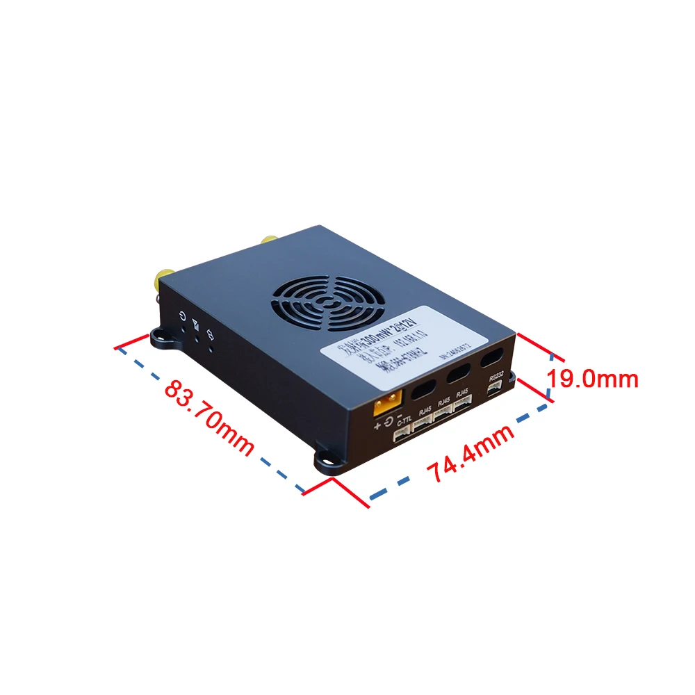 100M Bandwidth OFDM Image Data Integrated Drone Wireless Ad Hoc Network Image Transmission Module