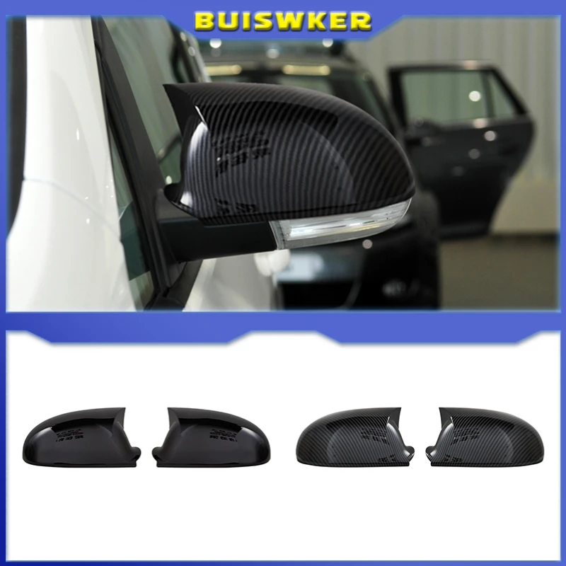 For Volkswagen Golf 5 MK5 GTI Jetta 5 Passat B6 B5.5 Side Wing Mirror Covers Caps For VW Sharan Golf 5 6Plus Variant EOS