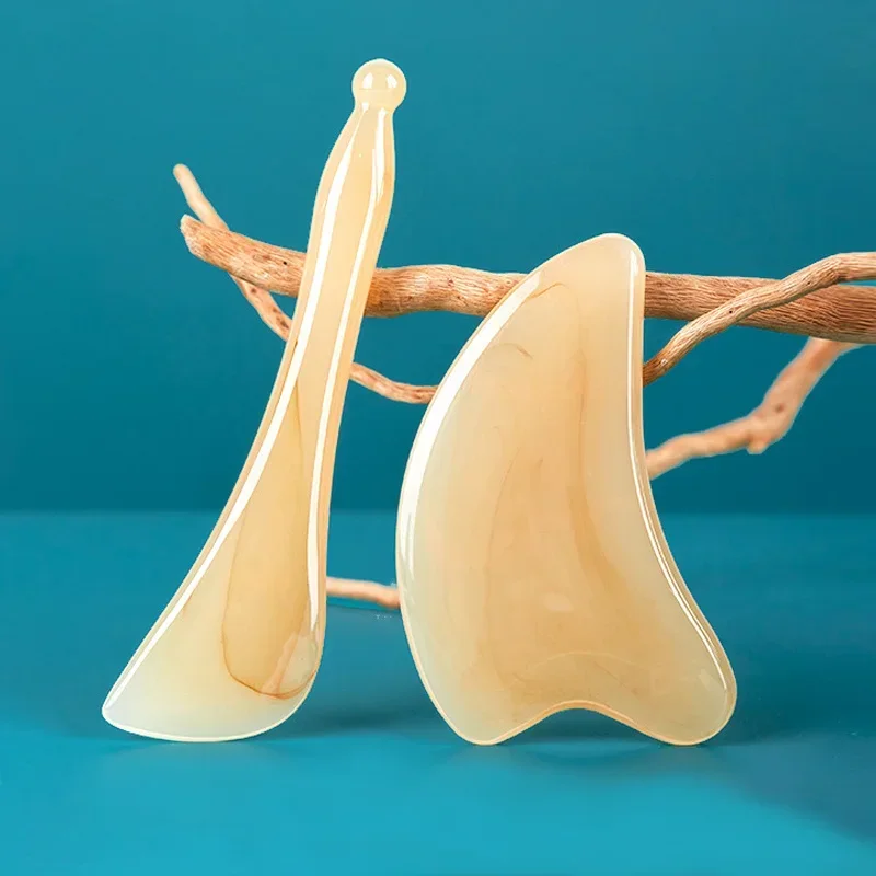 1 pc/2 pcs เครื่องมือนวดหน้า,นวด Scraper,Gua Sha Board,นวดหน้า, แผ่นโกนหนวดสําหรับ Face & Scalp นวดผ่อนคลาย