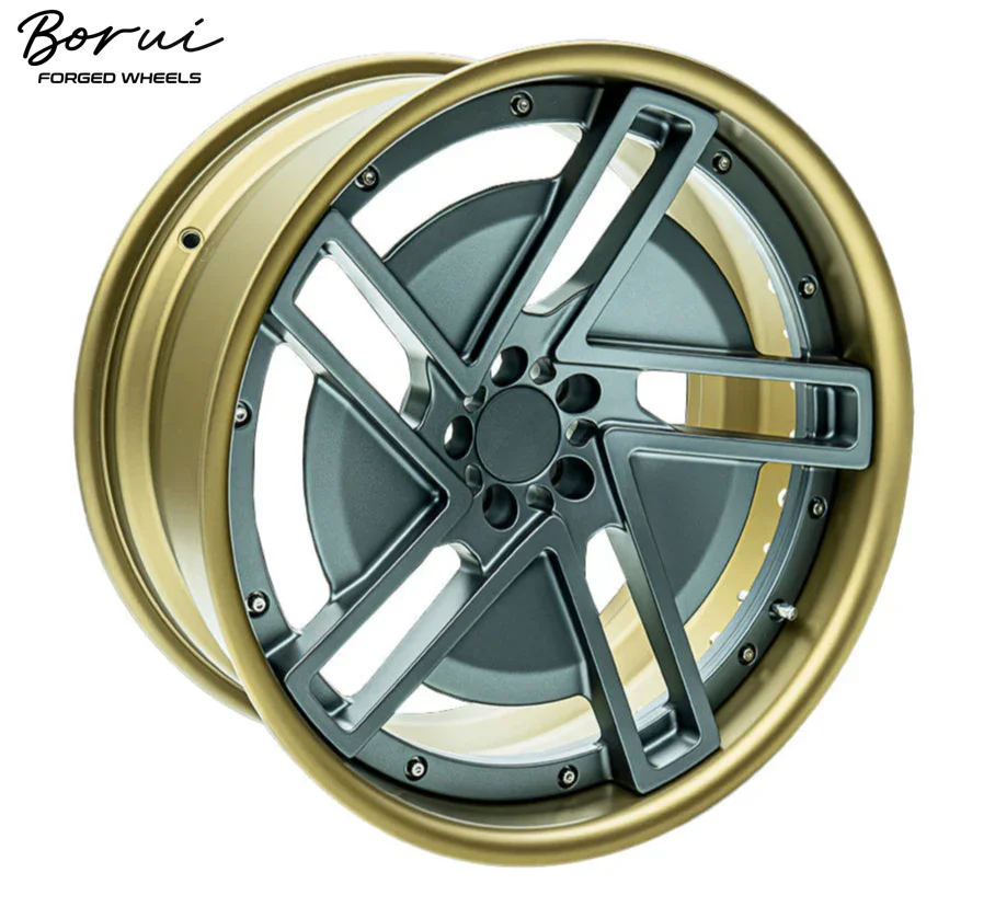 

Borui Forged Wheels 19 17 18 19 20 21 22 Inch High Performance Forged Concave Car Rims 2 Piece Alloy Wheels New Aluminum