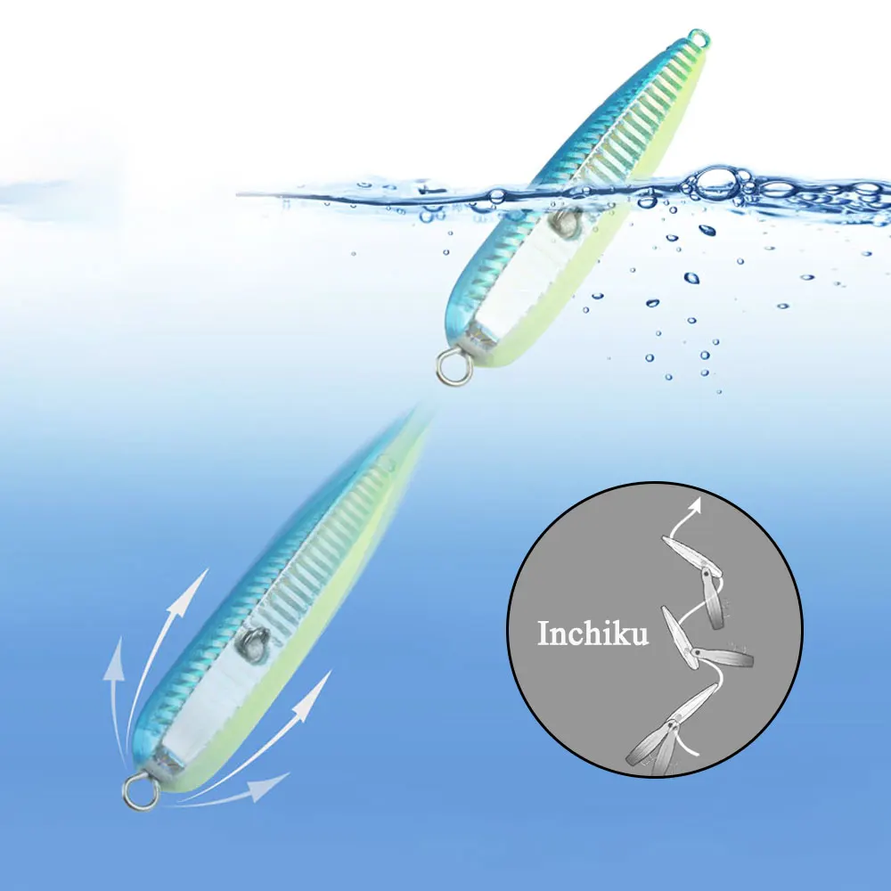 Inchiku Jig de Metal sin Pintar – Slow Pitch para Pesca - imagen 2